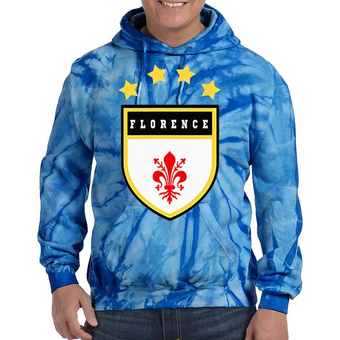 Florence Pocket Coat Of Arms National Pride Flag Tie Dye Hoodie