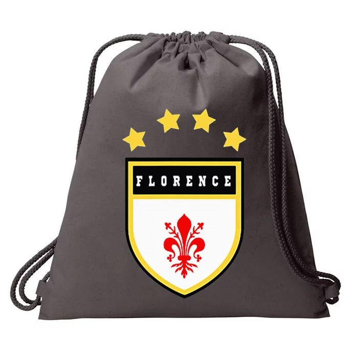 Florence Pocket Coat Of Arms National Pride Flag Drawstring Bag