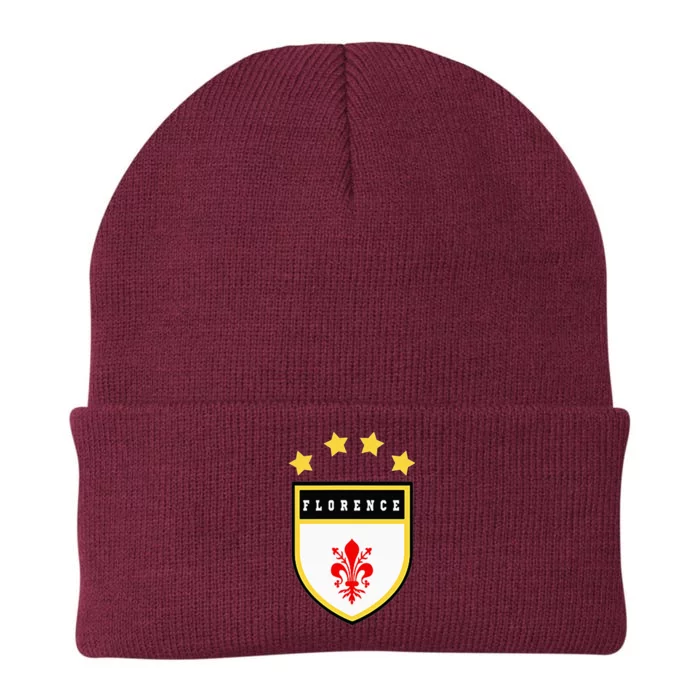 Florence Pocket Coat Of Arms National Pride Flag Knit Cap Winter Beanie