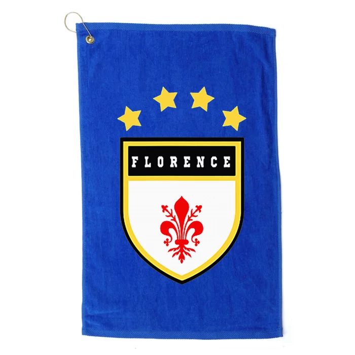 Florence Pocket Coat Of Arms National Pride Flag Platinum Collection Golf Towel