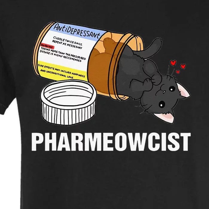 Funny Pharmacist Cat Pharmacy Cute Cat For Cat Lovers Garment-Dyed Heavyweight T-Shirt