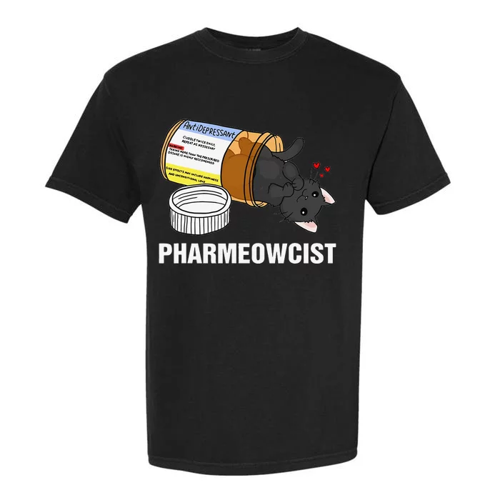 Funny Pharmacist Cat Pharmacy Cute Cat For Cat Lovers Garment-Dyed Heavyweight T-Shirt