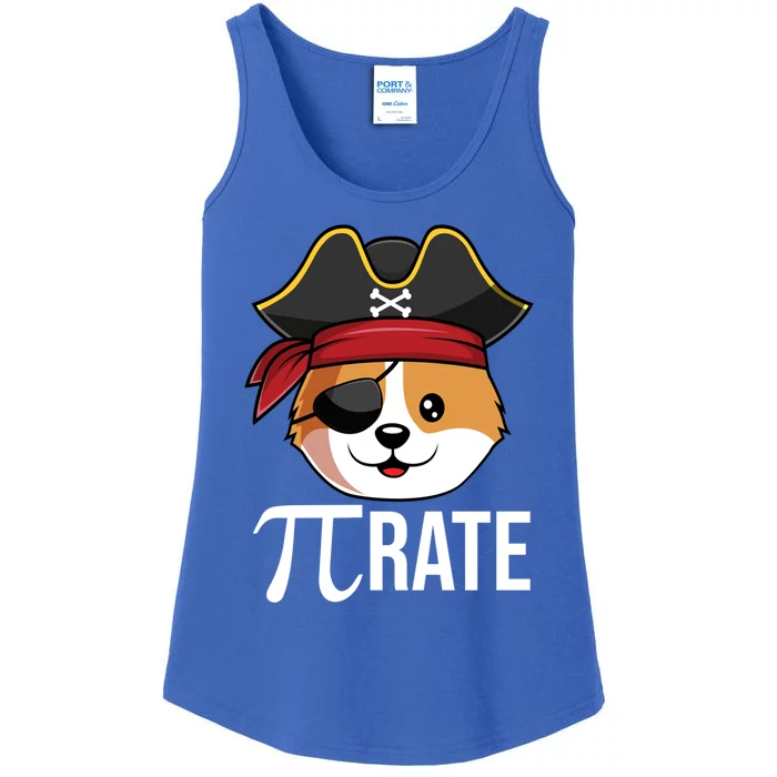 Funny Pigiftrate Corgi Dog Happy Pi Day 3 14 Math Pun Funny Gift Ladies Essential Tank