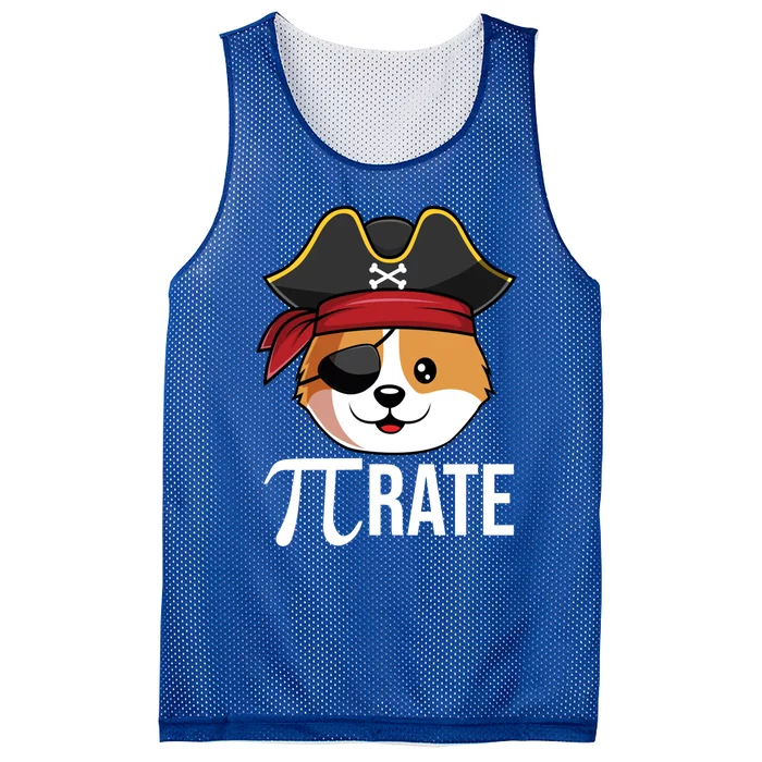 Funny Pigiftrate Corgi Dog Happy Pi Day 3 14 Math Pun Funny Gift Mesh Reversible Basketball Jersey Tank