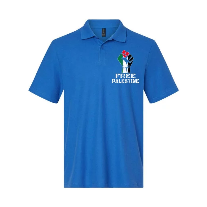 Free Palestine Cool Gift Palestinian Flag Gift Softstyle Adult Sport Polo