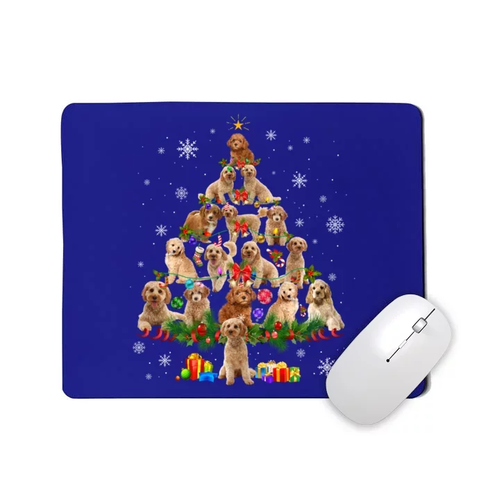 Funny Poodle Christmas Tree Ornat Decor Xmas Dog Dad Mom Great Gift Mousepad