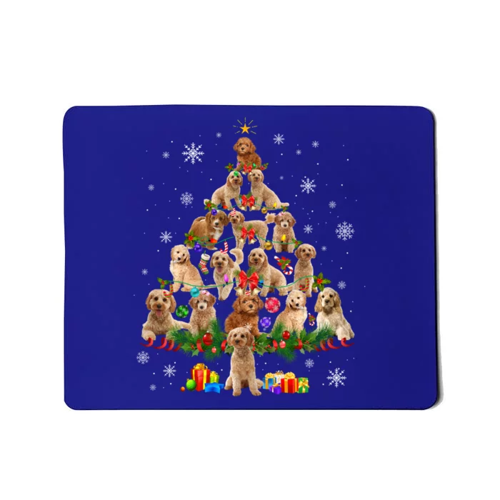 Funny Poodle Christmas Tree Ornat Decor Xmas Dog Dad Mom Great Gift Mousepad