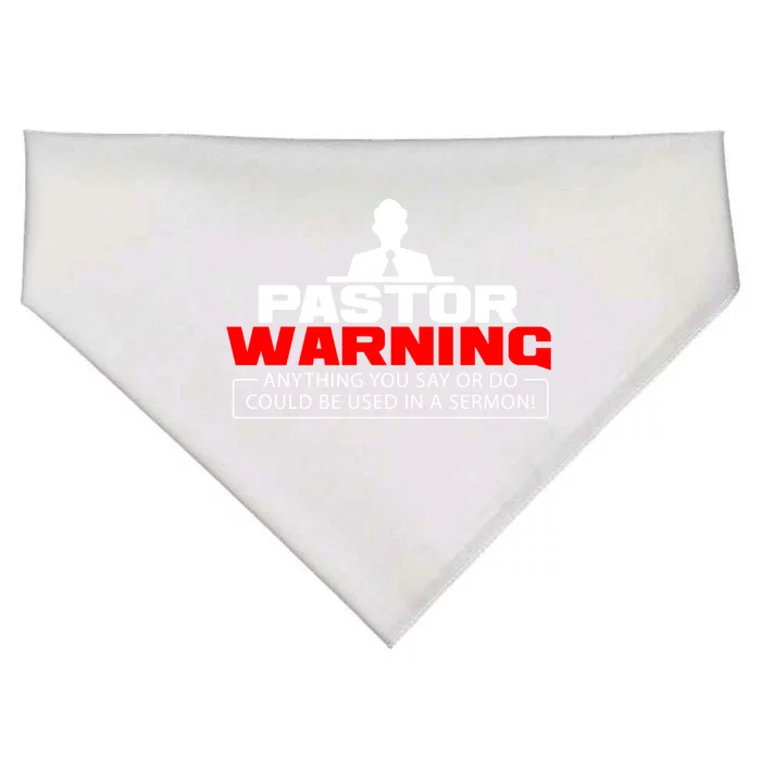 Funny Pastor Christian Jesus Believer Appreciation Gift Cool Gift USA-Made Doggie Bandana