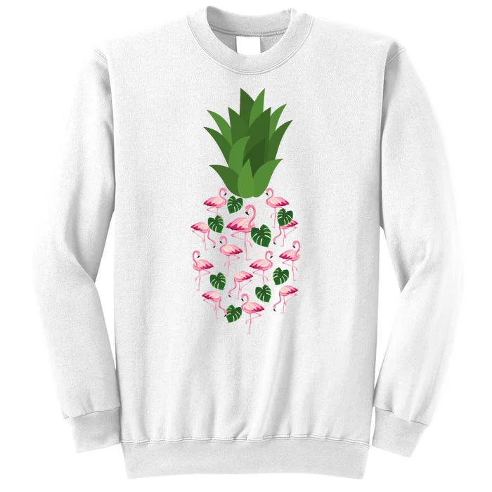 Flamingo Pineapple Cute Fun Summer Sweatshirt