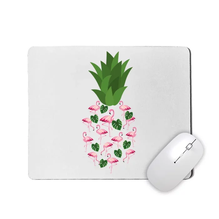 Flamingo Pineapple Cute Fun Summer Mousepad