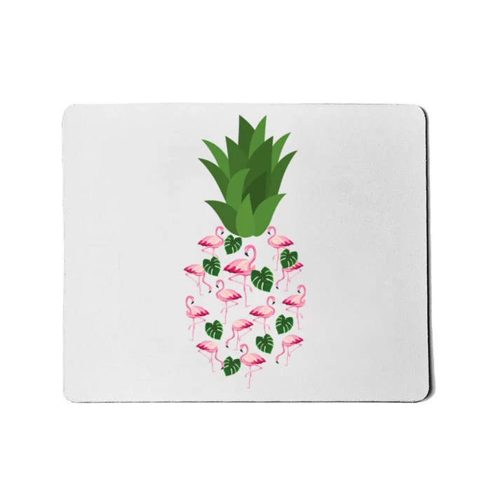 Flamingo Pineapple Cute Fun Summer Mousepad