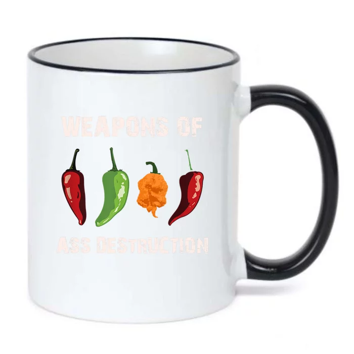 Funny Pepper Chili Head Spicy Hot Foods Gift Black Color Changing Mug