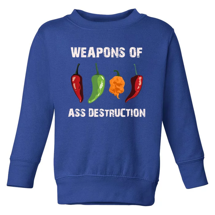 Funny Pepper Chili Head Spicy Hot Foods Gift Toddler Sweatshirt