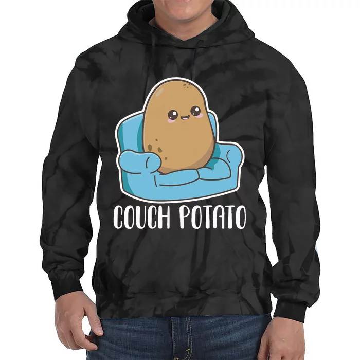 Funny Potato Costume for Couch Potatoes Tie Dye Hoodie