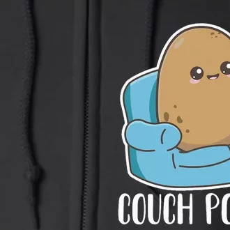 Funny Potato Costume for Couch Potatoes Full Zip Hoodie