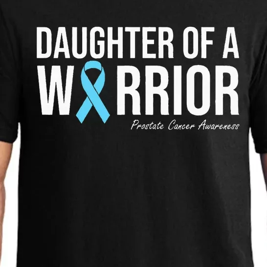 Family Prostate Cancer Awareness Light Blue Daughter Warrior Pajama Set