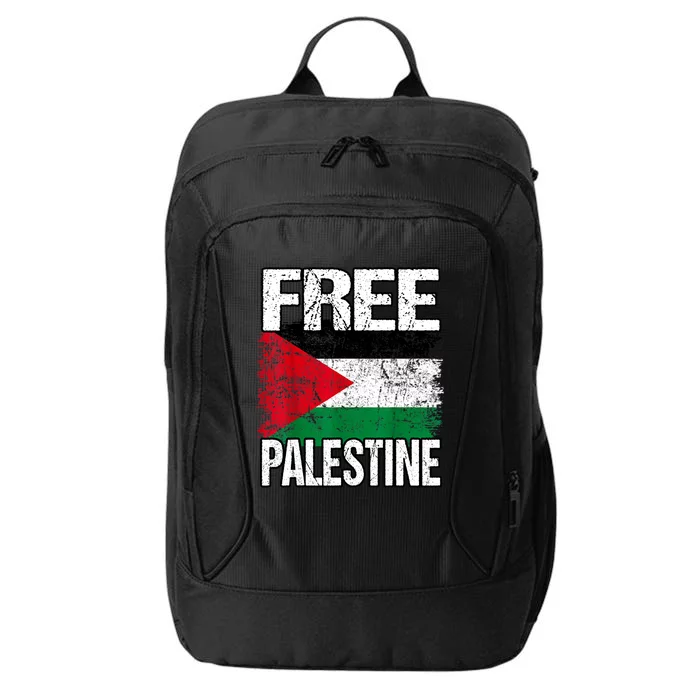 Free Palestine Cool Gift City Backpack