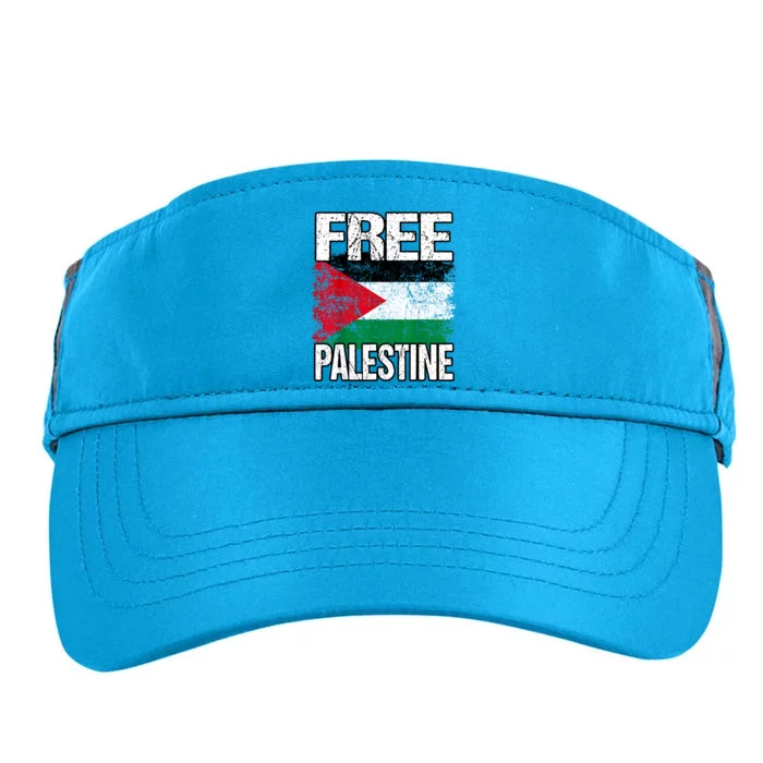 Free Palestine Cool Gift Adult Drive Performance Visor