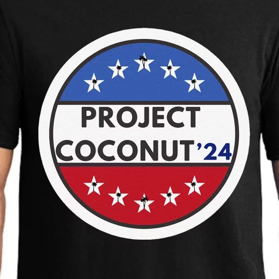 Funny Project Coconut Tree 24 Kamala Harris President Gen Z Sweat Pajama Set