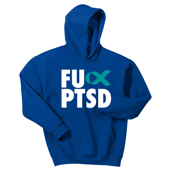 Fu Ptsd Cool Gift Post Traumatic Stress Disorder Awareness Gift Kids Hoodie