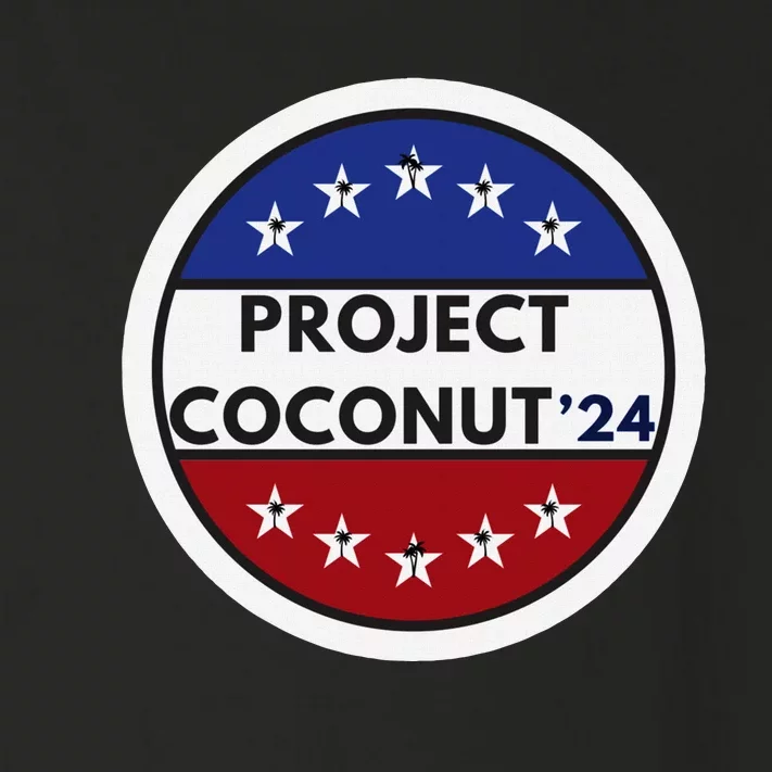 Funny Project Coconut Tree 24 Kamala Harris President Gen Z Toddler Long Sleeve Shirt