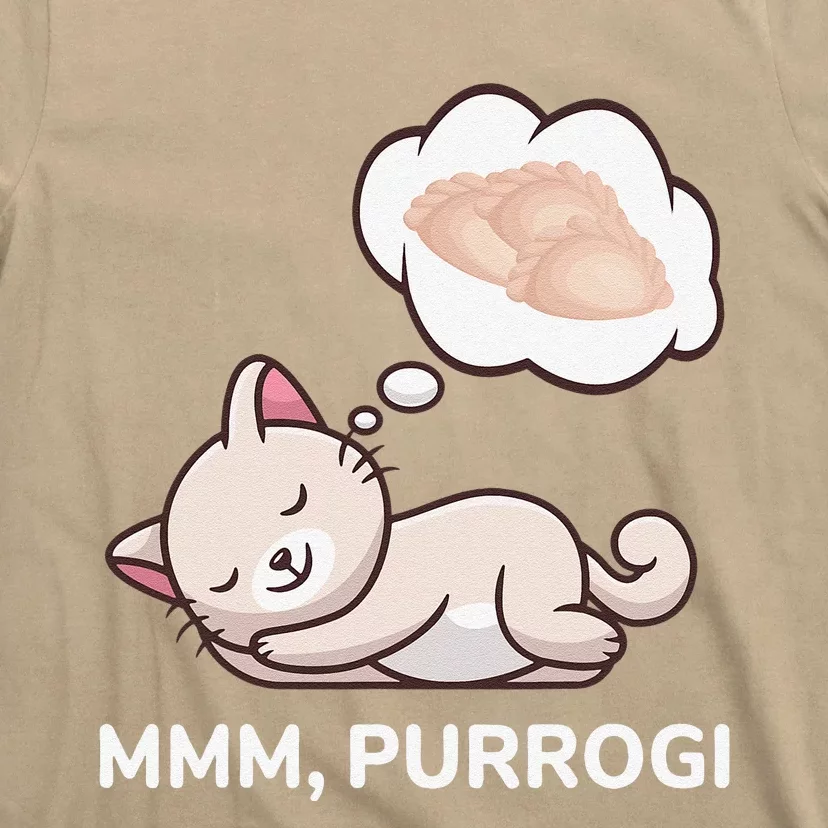 Funny Pierogi Cat Polish Food Poland Polska T-Shirt