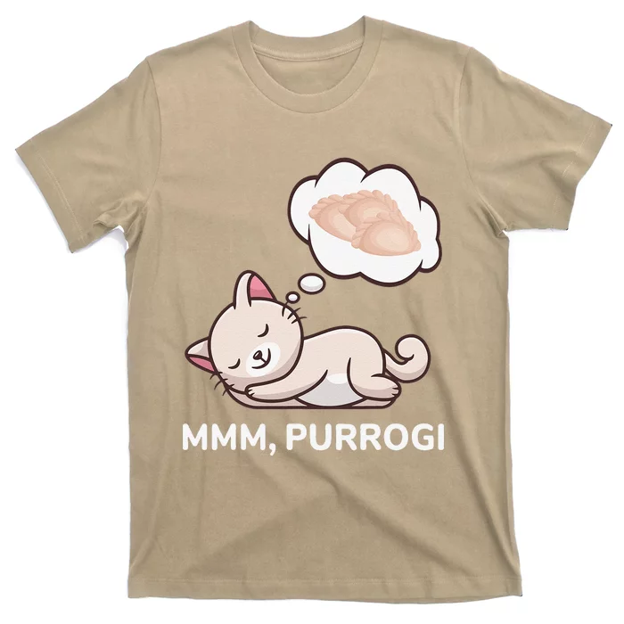 Funny Pierogi Cat Polish Food Poland Polska T-Shirt