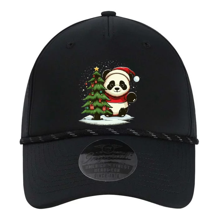 Festive Panda Claus for Christmas Celebration Performance The Dyno Cap