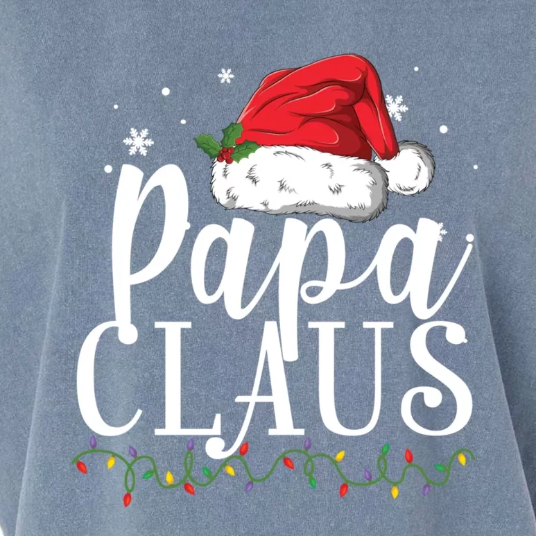 Funny Papa Claus Christmas Gift Pyjamas Santa Gift Meaningful Gift Garment-Dyed Women's Muscle Tee