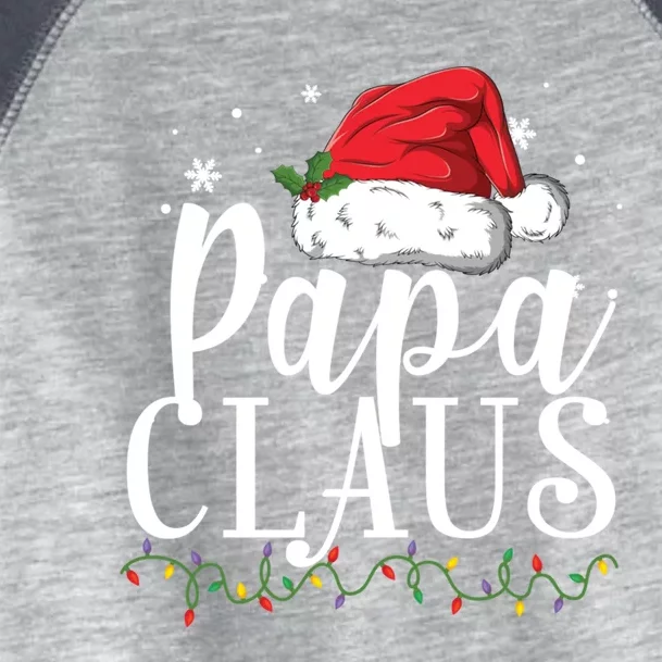 Funny Papa Claus Christmas Gift Pyjamas Santa Gift Meaningful Gift Toddler Fine Jersey T-Shirt