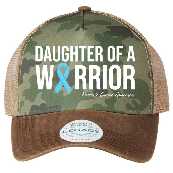 Family Prostate Cancer Awareness Light Blue Daughter Warrior Legacy Tie Dye Trucker Hat