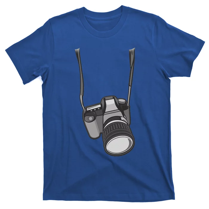 Funny Photographer Costume Camera Halloween Gift Ideas T-Shirt