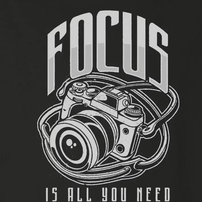 Focus Photographer Camera Gift Toddler Long Sleeve Shirt