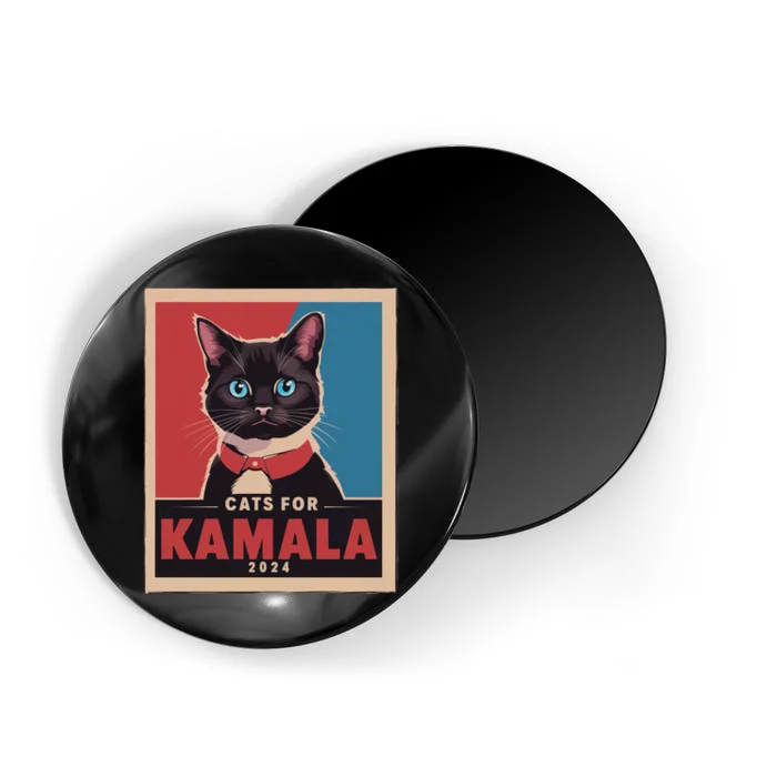 Funny Political Cats For Kamala Gift Magnet