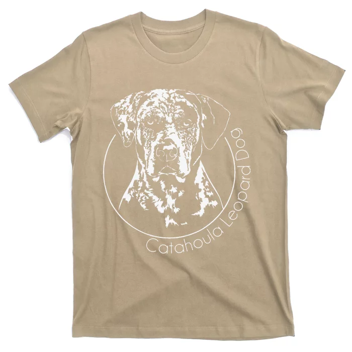 Funny Proud Catahoula Leopard Dog Portrait Gift Present T-Shirt