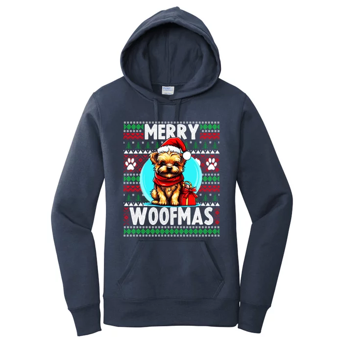 Fur Parent Christmas Yorkshire Terrier Ugly Christmas Gift Women's Pullover Hoodie