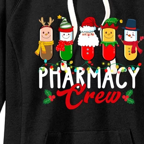 Funny Pharmacy Crew Christmas Nurse Xmas Holiday Great Gift Women's Fleece Hoodie