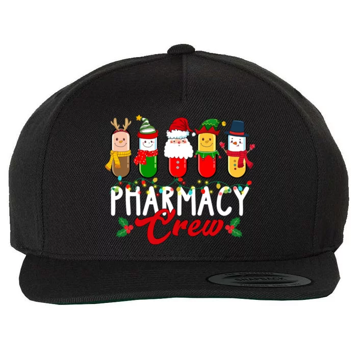 Funny Pharmacy Crew Christmas Nurse Xmas Holiday Great Gift Wool Snapback Cap