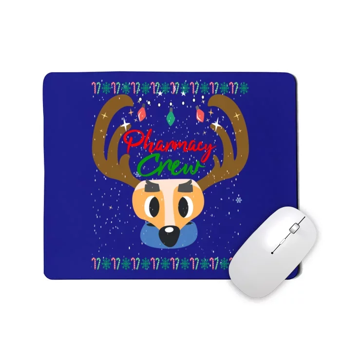 Funny Pharmacy Crew Christmas Pharmacist Reindeer Xmas Gift Mousepad