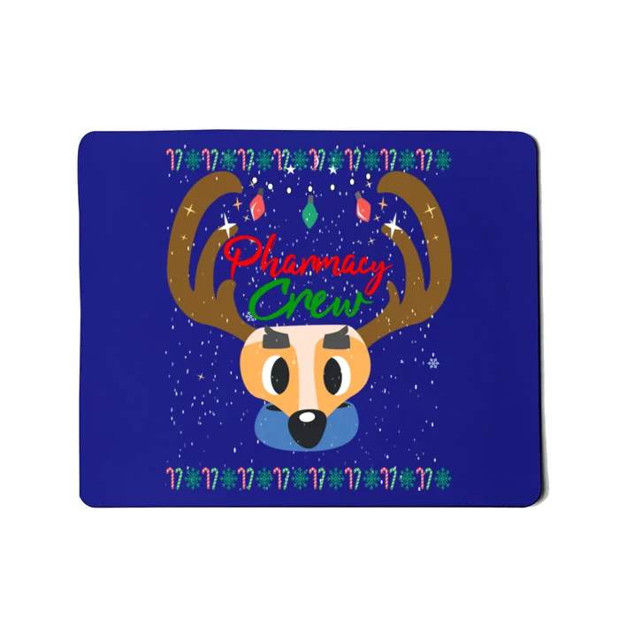 Funny Pharmacy Crew Christmas Pharmacist Reindeer Xmas Gift Mousepad