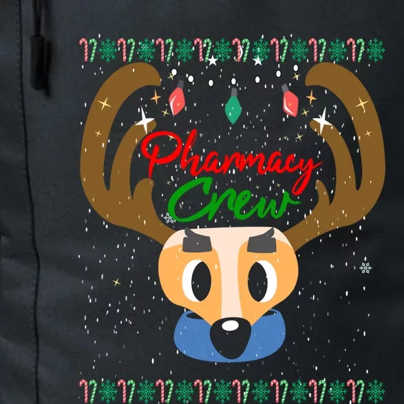 Funny Pharmacy Crew Christmas Pharmacist Reindeer Xmas Gift Daily Commute Backpack