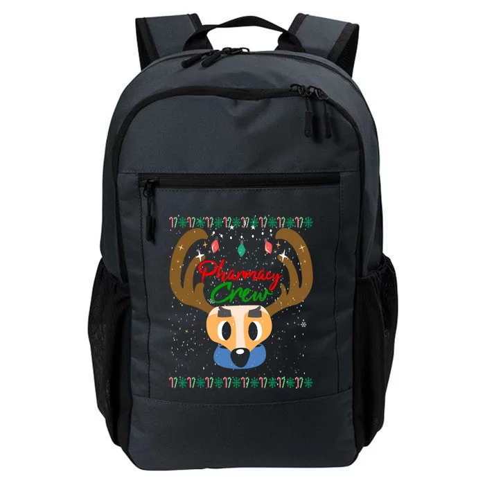 Funny Pharmacy Crew Christmas Pharmacist Reindeer Xmas Gift Daily Commute Backpack