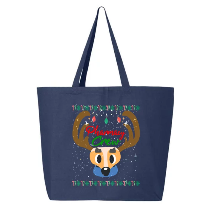 Funny Pharmacy Crew Christmas Pharmacist Reindeer Xmas Gift 25L Jumbo Tote