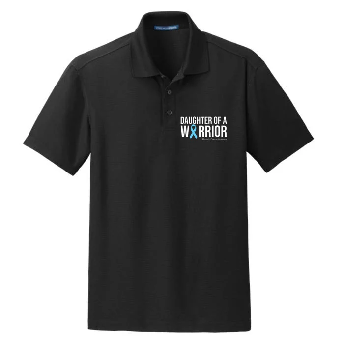 Family Prostate Cancer Awareness Light Blue Daughter Warrior Dry Zone Grid Performance Polo