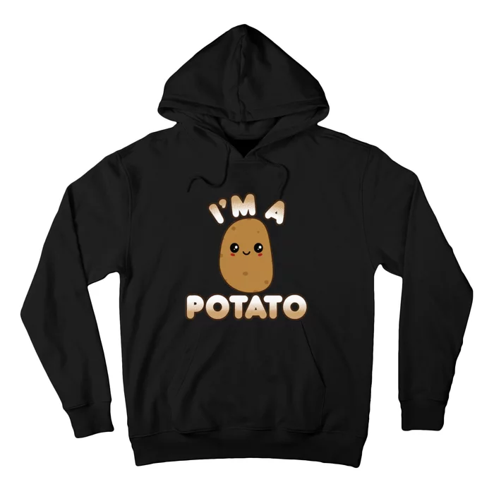 Funny Potato Costume Cute Kawaii Style Smiling Im A Potato Hoodie