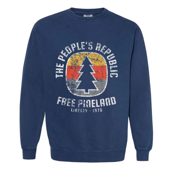 Free Pineland Camping Badge Garment-Dyed Sweatshirt