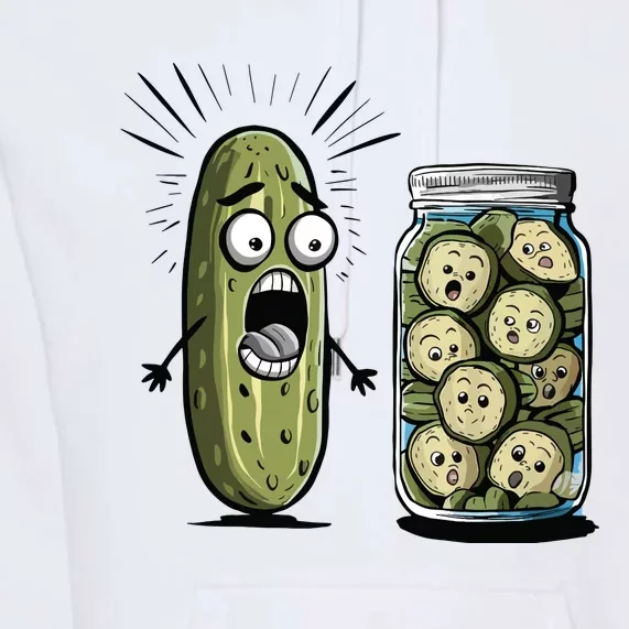 Funny Pickle C Premium Hoodie