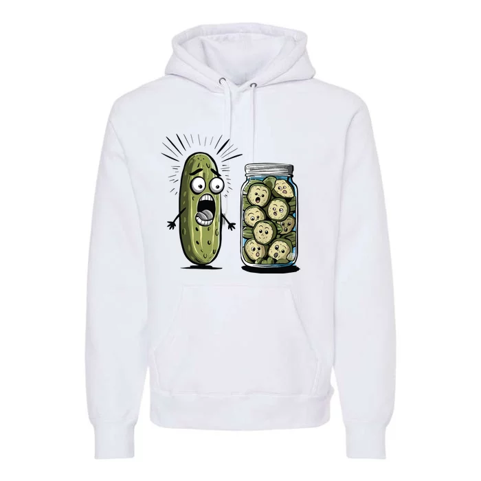 Funny Pickle C Premium Hoodie