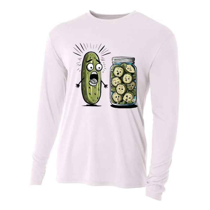 Funny Pickle C Cooling Performance Long Sleeve Crew