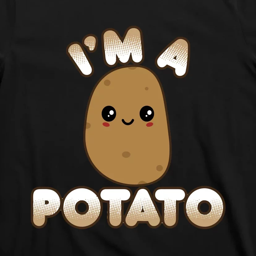 Funny Potato Costume Cute Kawaii Style Smiling IM A Potato Gift T-Shirt